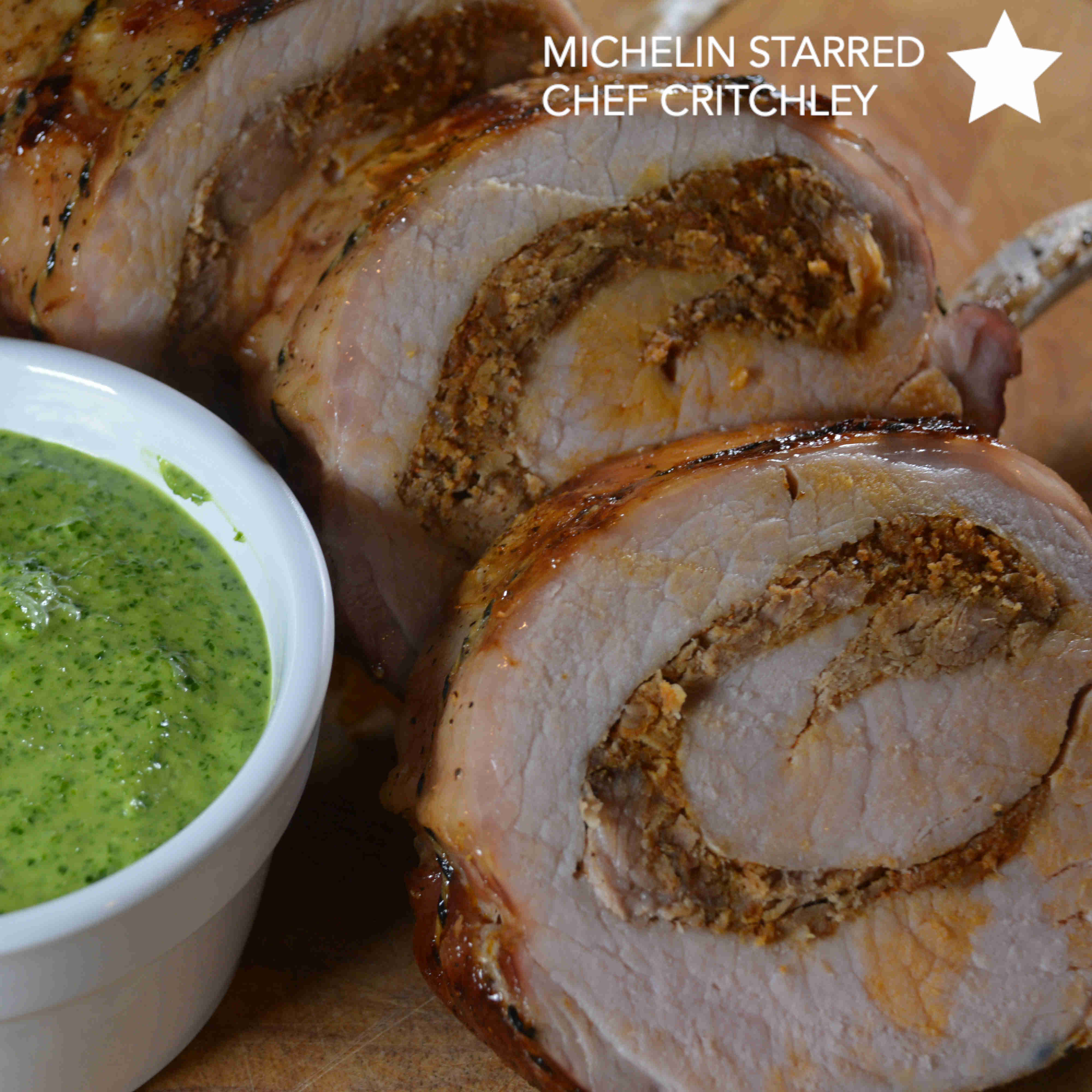 How to cook Pork Loin Roast on Cinder Grill