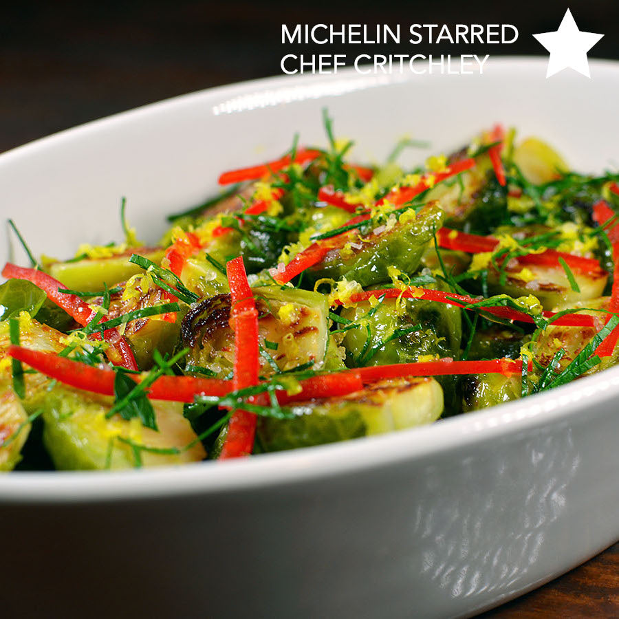 How to make Roasted Brussels Sprouts on Cinder