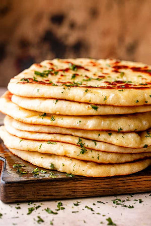 flatbread on the cinder grill