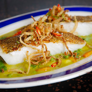 Sea Bass with Coconut Curry
