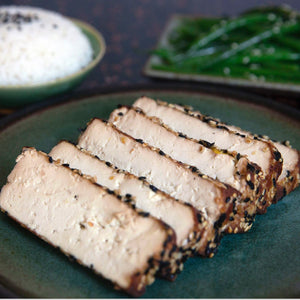 Cinder Grill Sous Vide Tofu Recipe Sesame Seed Crusted Tofu