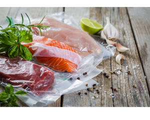 sous vide bag of salmon, cinder grill, sous vide, sous vide cooking, sous vide machine, sous vide cooker, vacuum sealer, sous vide vacuum, cinder grill, desora cooks, best sous vide, immersion circulator, precision temperature cooking  