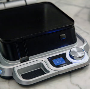cinder grill indoor precision grill that cooks the perfect steak in 3 easy steps